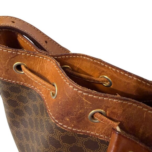 Celine Vintage Macadam Bucket Bag - Picture 7 of 16